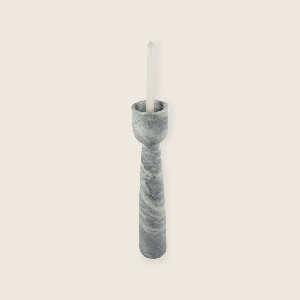 Cup Topped Marble Candle Stand (Medium)