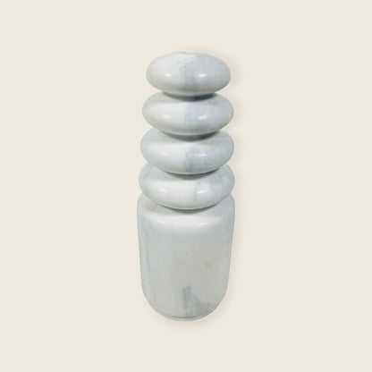 Ringed Candle Stand - Gray