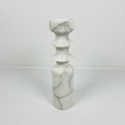 Dual Ringed Candle Stand - Gray