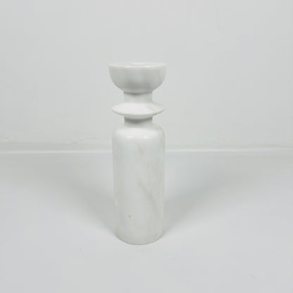 Collared Candle Stand - Gray