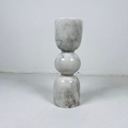 Orb-Linked Candle Stand - Gray