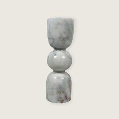 Orb-Linked Candle Stand - Gray