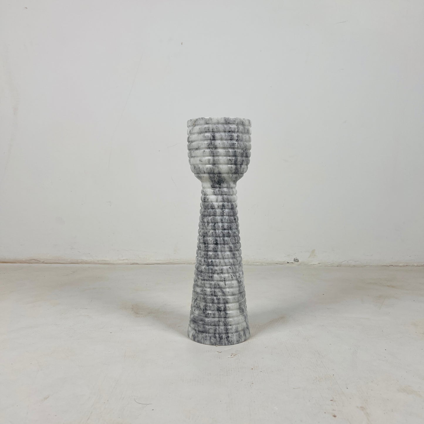 Striated Cup-Top Candle Stand - Small