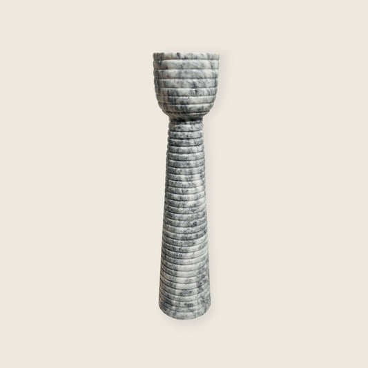 Striated Cup-Top Candle Stand - Medium