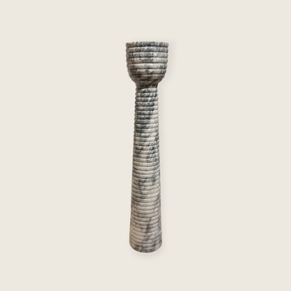 Striated Cup-Top Candle Stand - Large