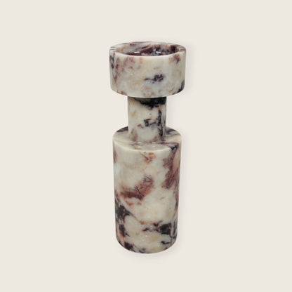 Stud Candle Stand - Red & White