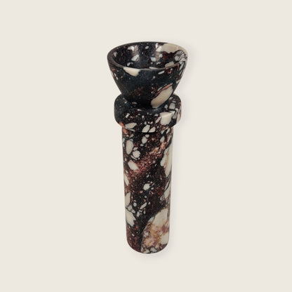 Torch Candle Stand - Red & White