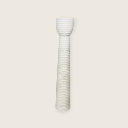 Striated Cup-Top Candle Stand - Large