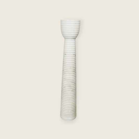 Striated Cup-Top Candle Stand - Large