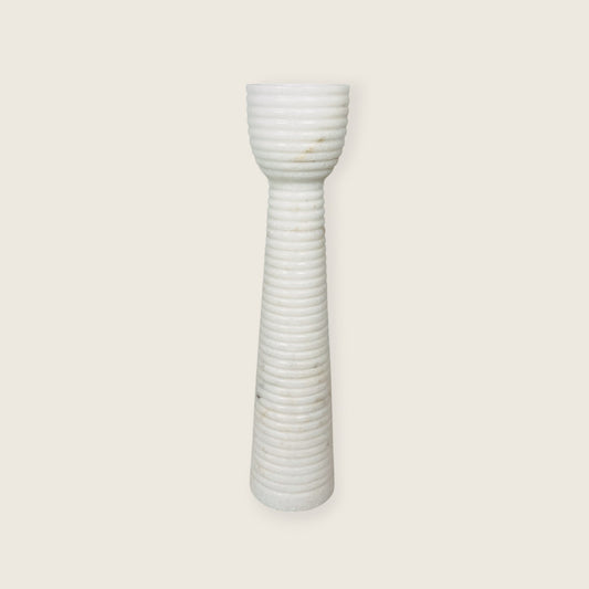 Striated Cup-Top Candle Stand - Medium