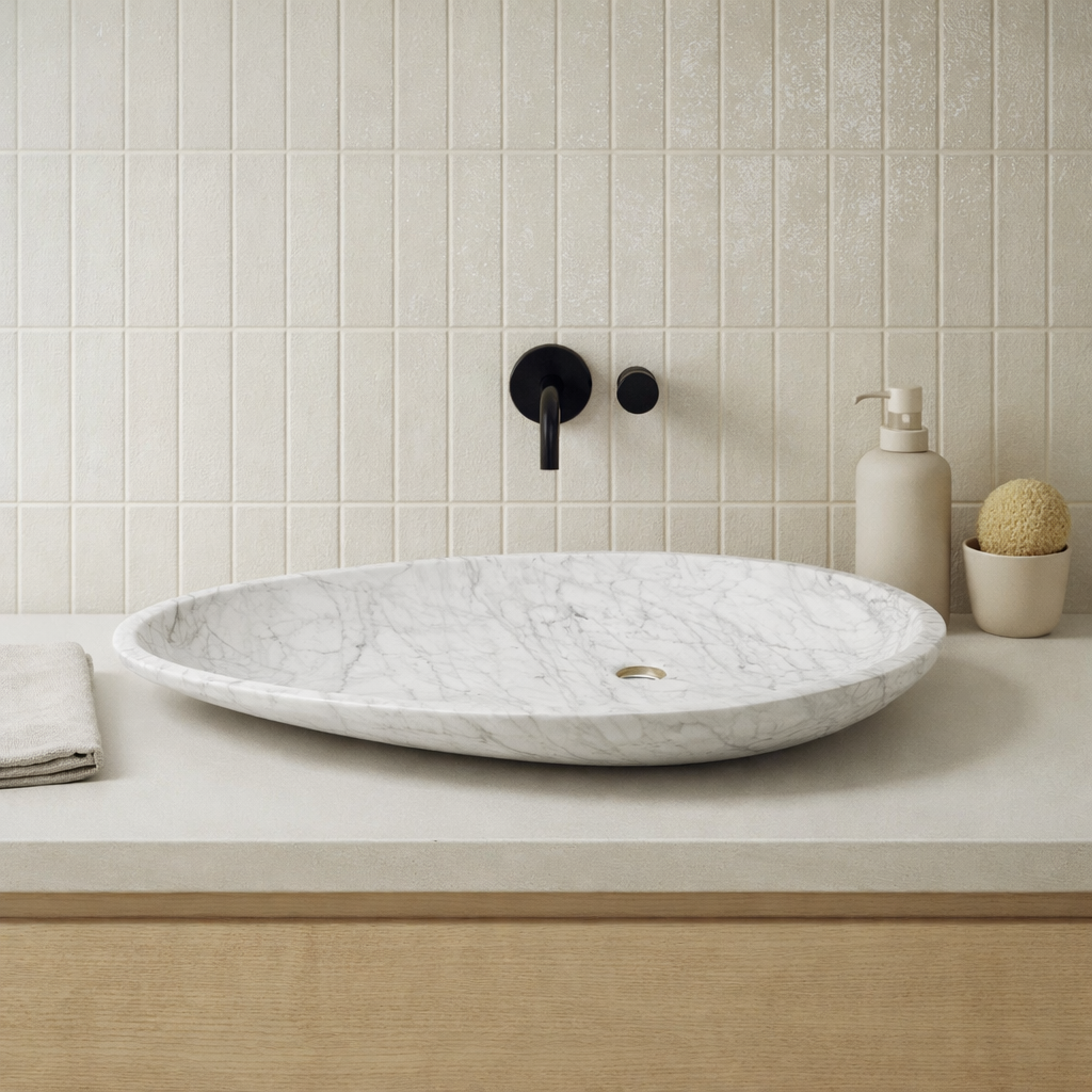Teardrop Sink - Carrara