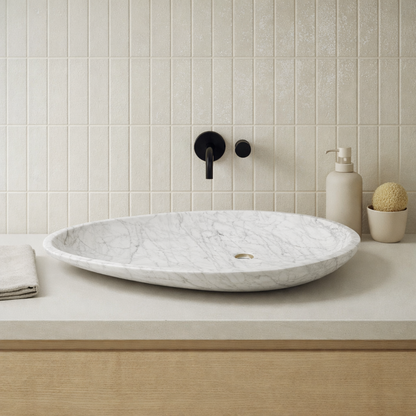 Teardrop Sink - Carrara