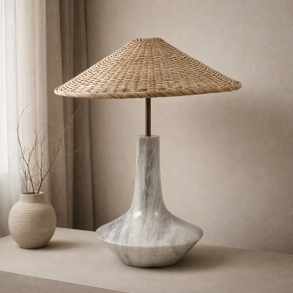 Carafe Table Lamp - Gray