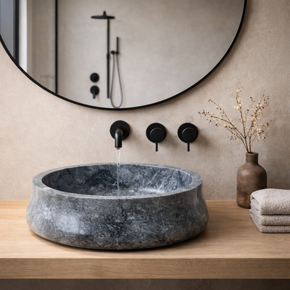 Aura Marble Sink - Blue