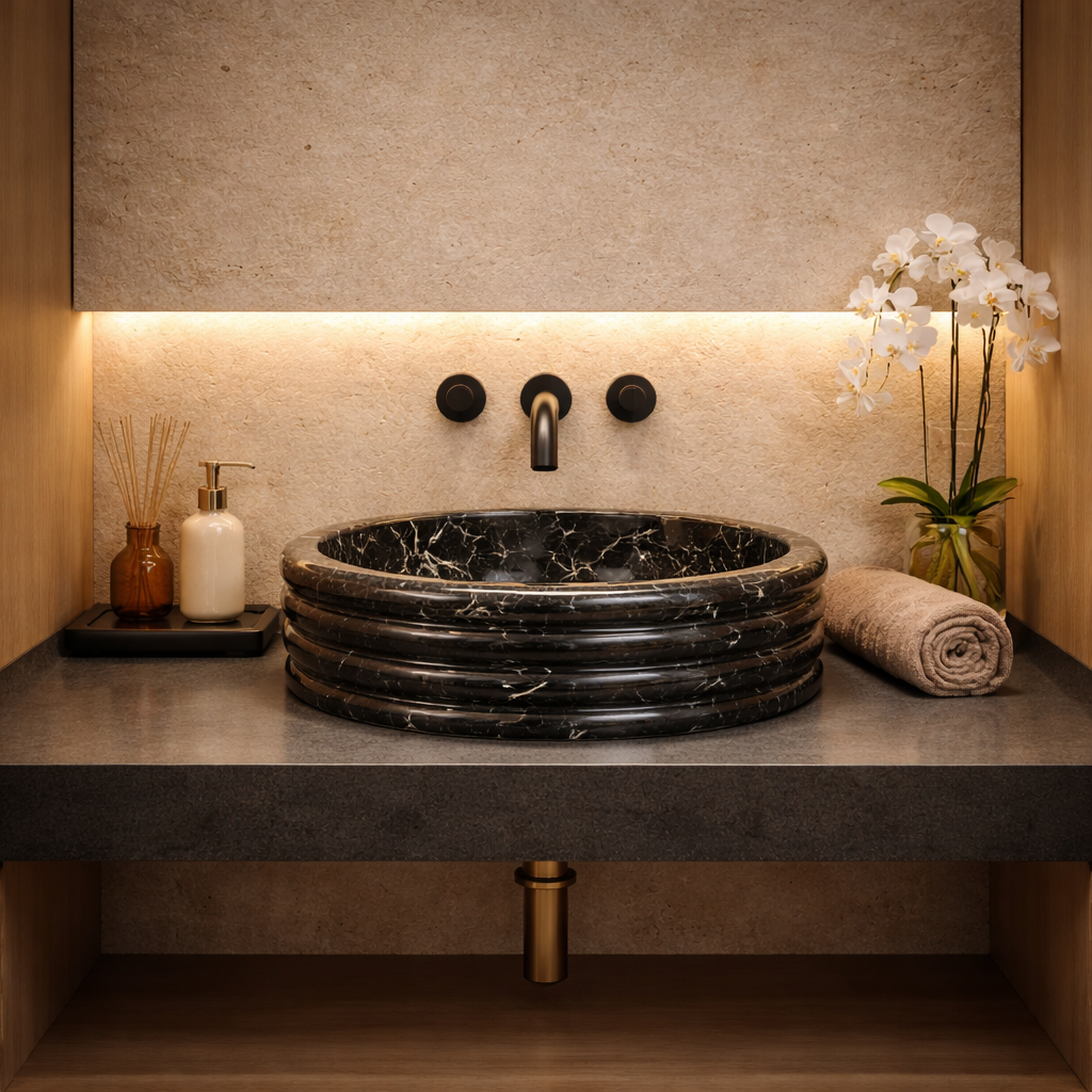 Banded Sink - Black