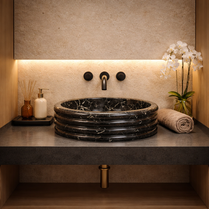 Banded Sink - Black