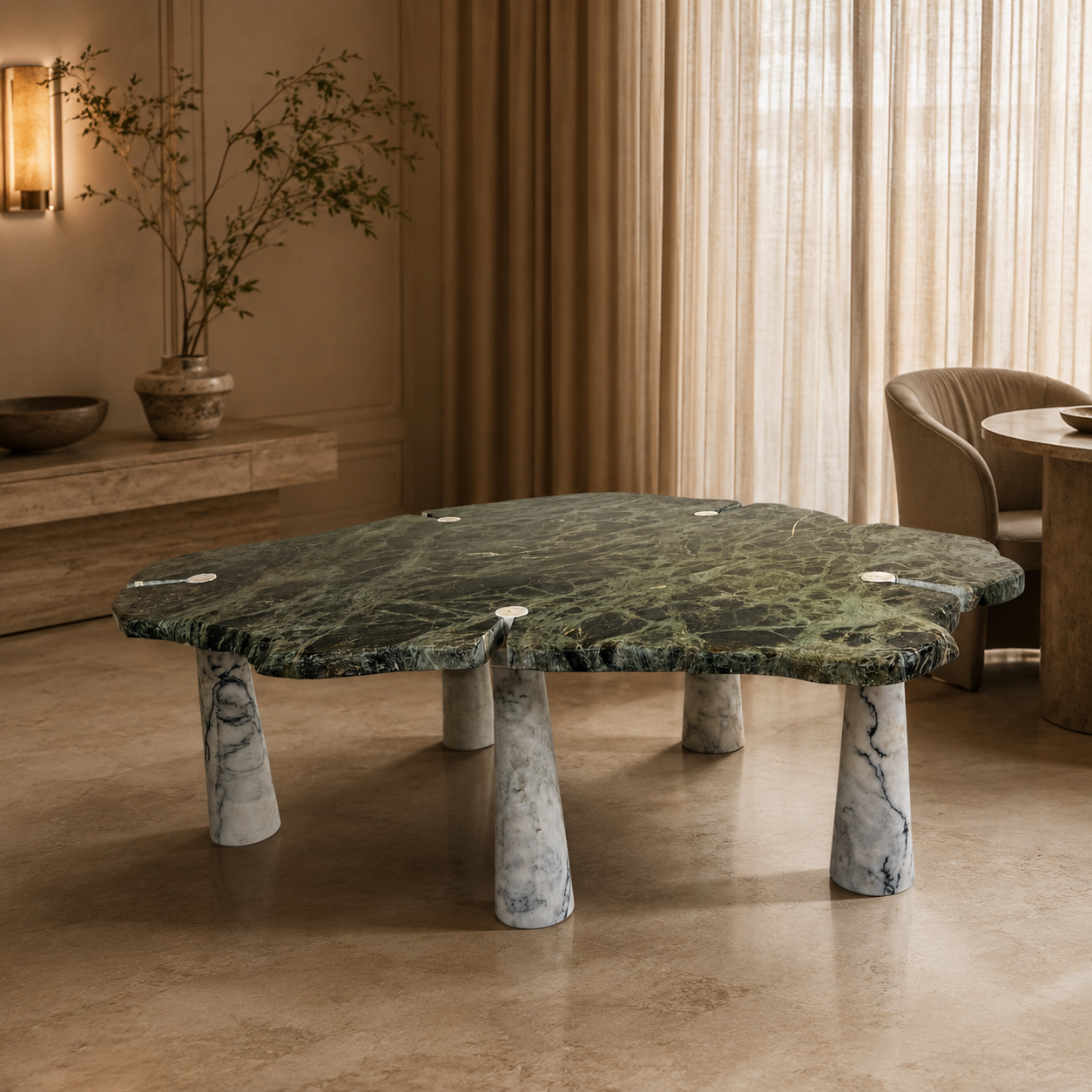 Noir Dining Table - Green
