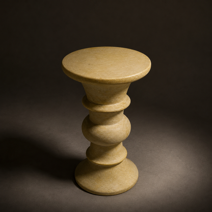 Grazed Solid Table - Limestone
