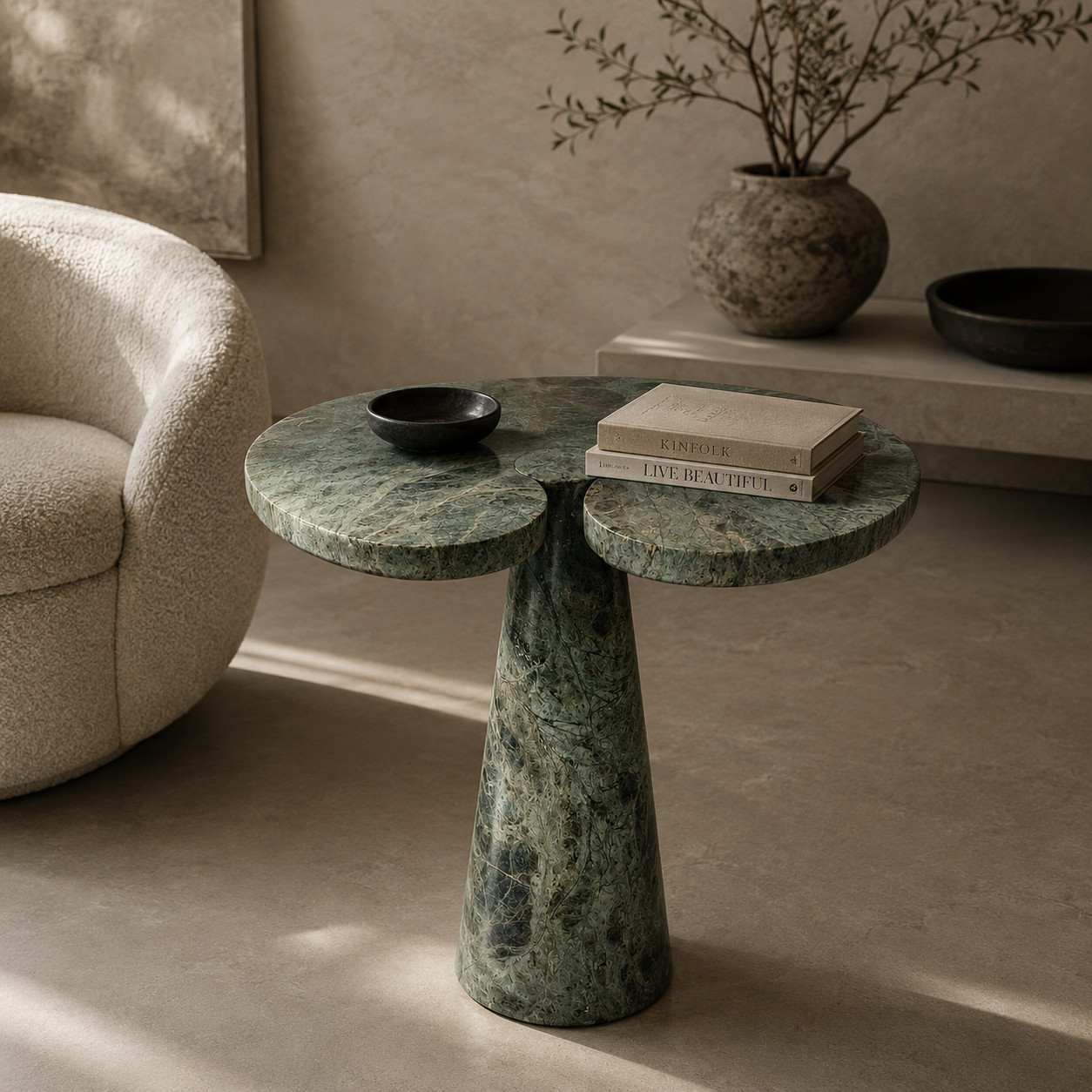 Mossy Meadow Side Table - Green