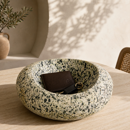 Black Dotted Bowl - Riverstone