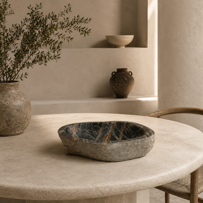 Ember Stone Bowl - Riverstone