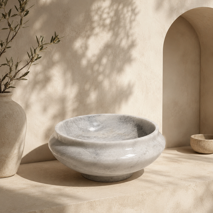 Noma Marble Bowl - Gray