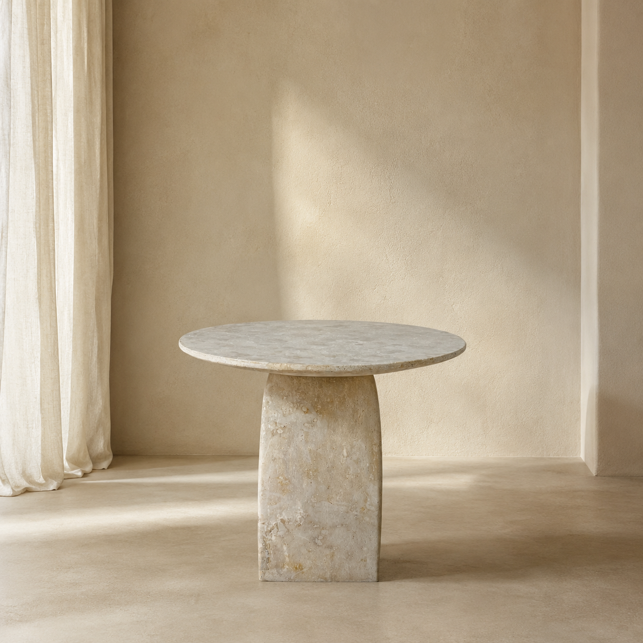 Nimbus Table - Travertine
