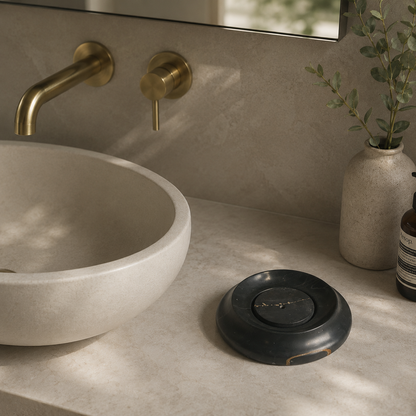 Lidded Soap Dish - Black