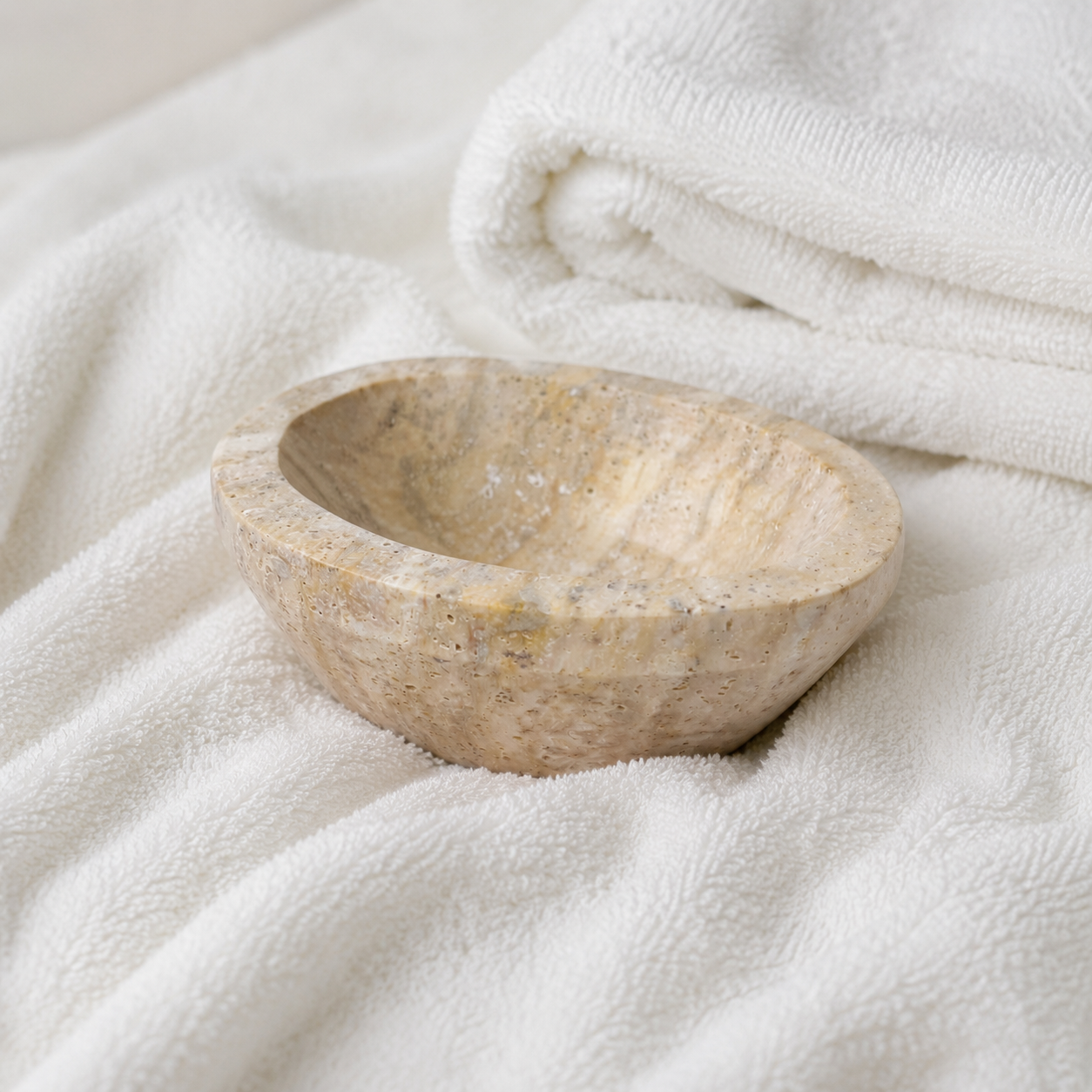 Raw Stone Tray - Travertine
