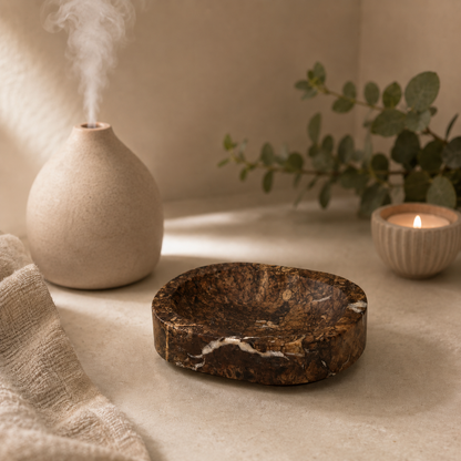 Spa Soap Dish - Burgundy