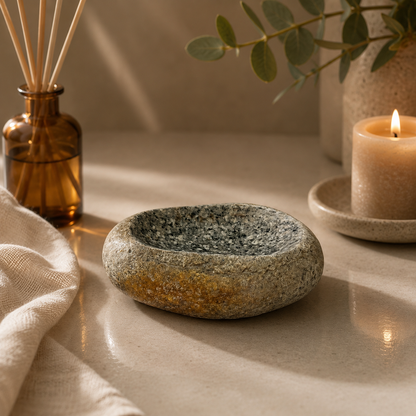 Canary Tinge Soap Dish - Riverstone