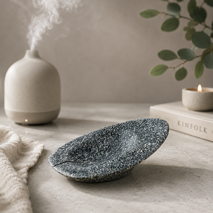 Polished Pebble Soap Dish - Riverstone