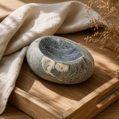 Gray Soap Dish - Riverstone