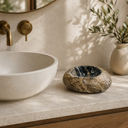 Brownish Soap Dish - Riverstone
