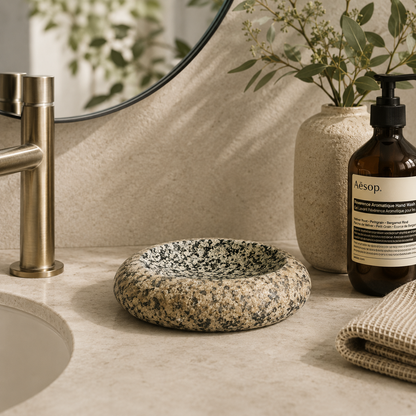Sepia Soap Dish - Riverstone
