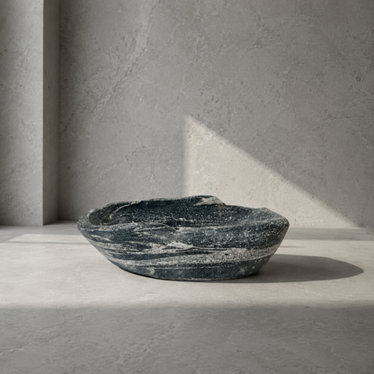 Worn Stone Bowl - Riverstone