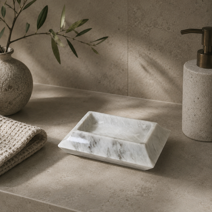 Hut Shaped Soap Dish - Gray