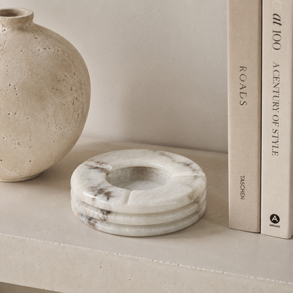 Stacked Rings Ash Tray - Gray