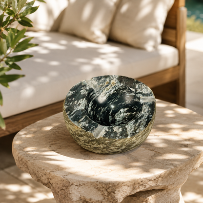 Black & Grey Ash Tray - Riverstone