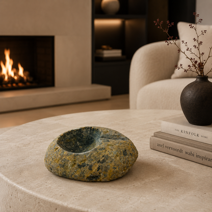 Deep Ash Tray - River Stone