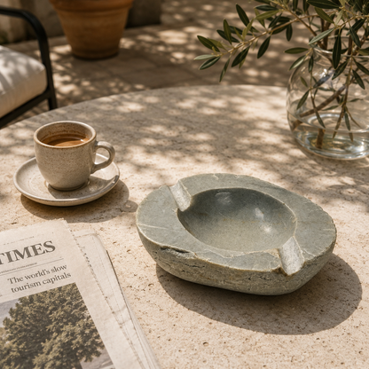 Grey Ash Tray - River Stone