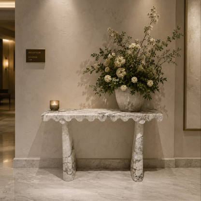 Stoa Console Table - Green Commando