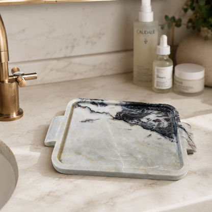 InkFlow Luxury Marble Tray