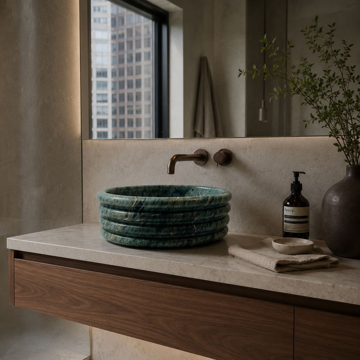 Banded Sink - Green