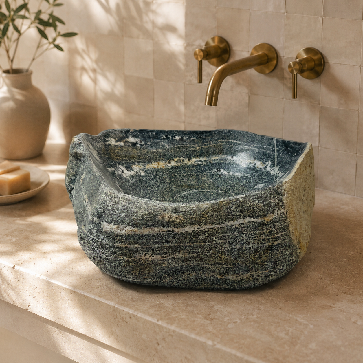 Boulder Craft Sink - Riverstone