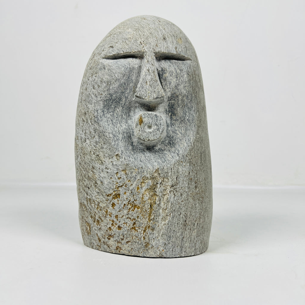 Sculpted Face Decor Object