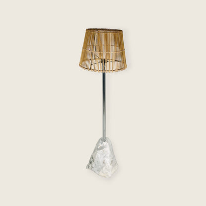 Chiseled Floor Lamp - Gray Commando