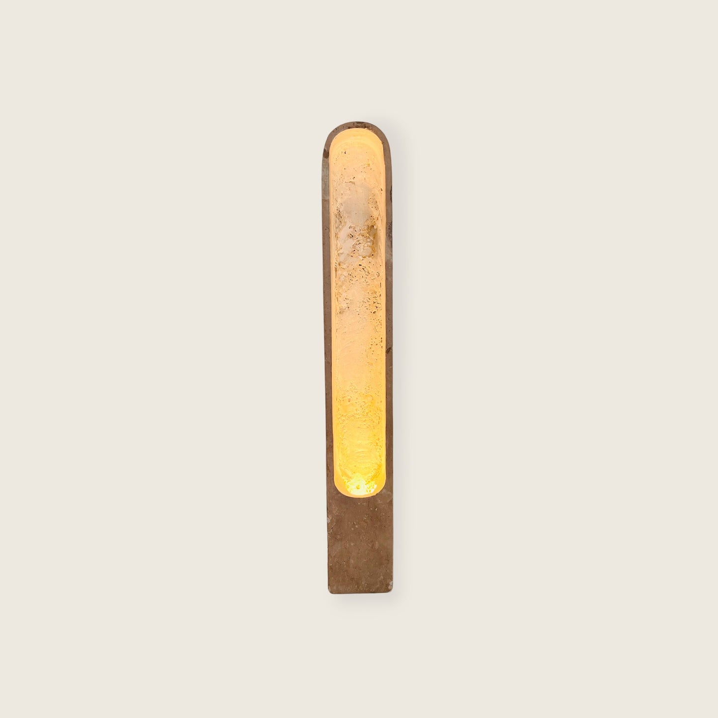 Channel Floor Lamp - Travertine