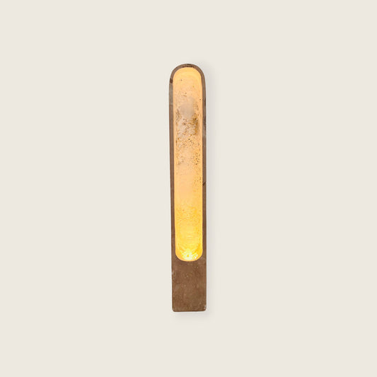 Channel Floor Lamp - Travertine
