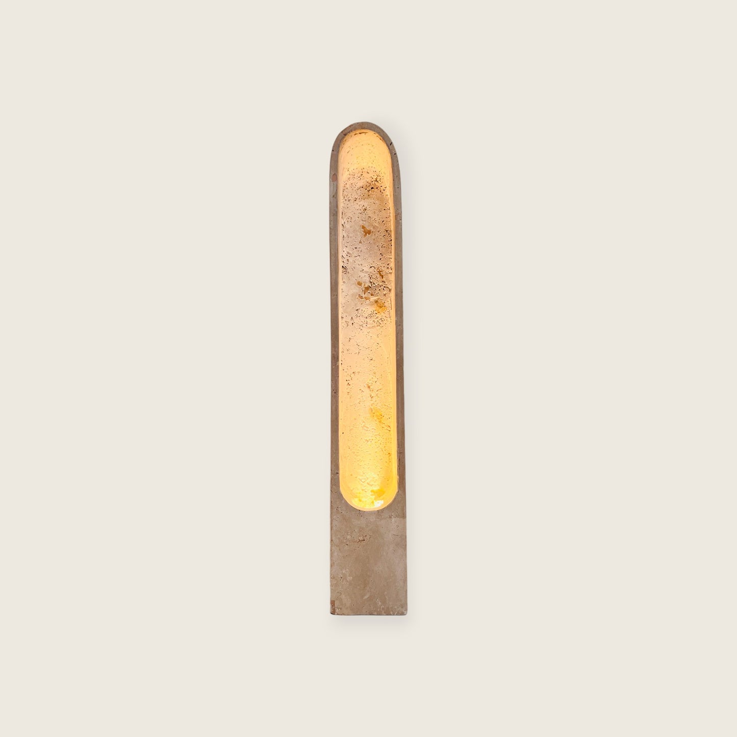 Travertine Tall Glow Floor Lamp